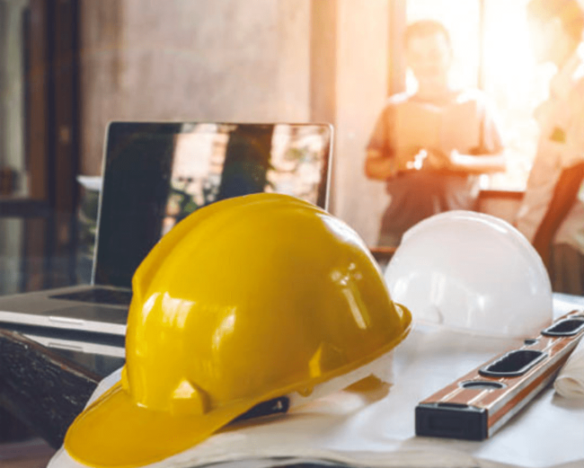 Caschetto Sicurezza in Cantiere